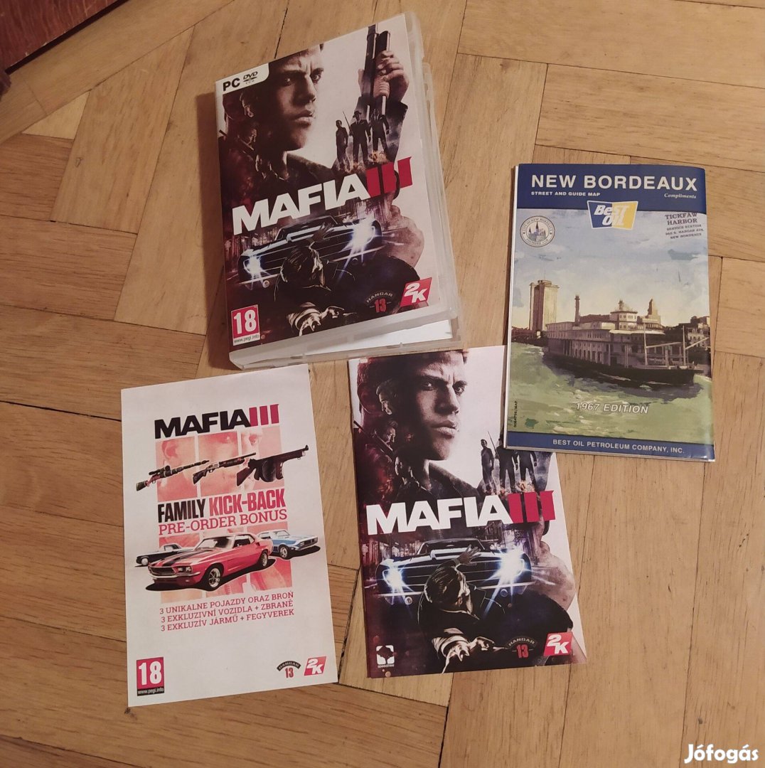 Új Mafia 3 PC DVD ROM játék