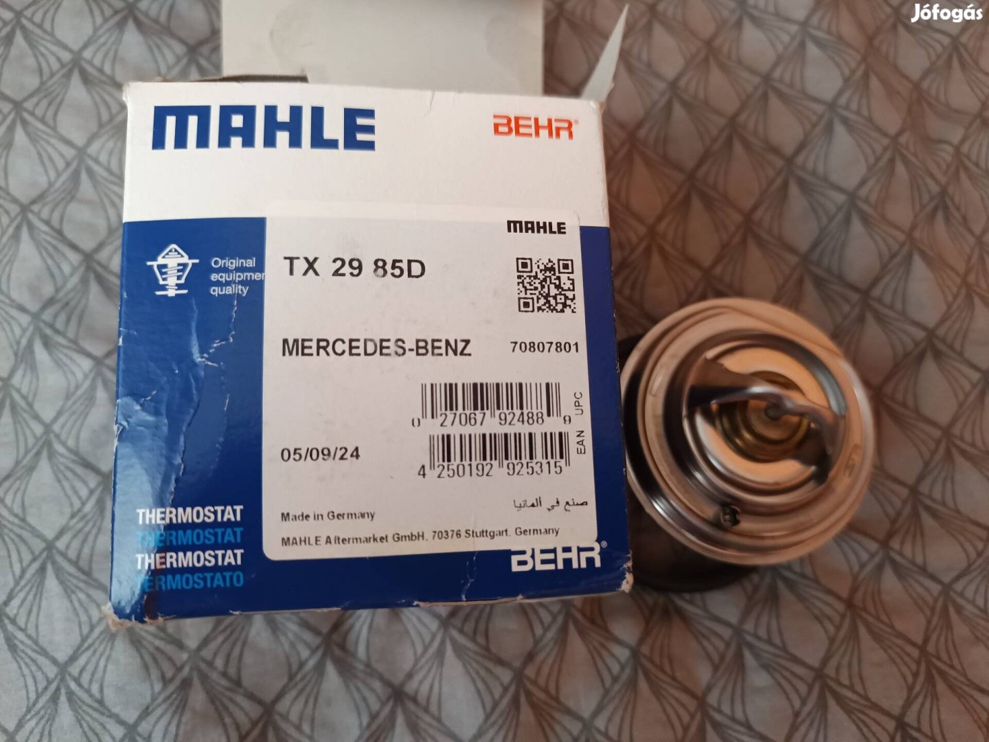 Új Mahle TX 29 85D termosztát tömítéssel eladó 