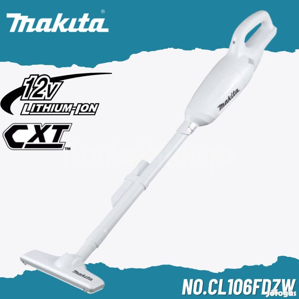 Új Makita CL106Fdzw Akkus porszívó 10.8V (Akku és töltő nélkül)
