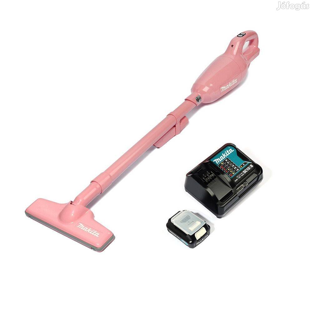 Új Makita CL108Fdsap Akkus porszívó (10.8V/2.0Ah) rózsaszín - pink