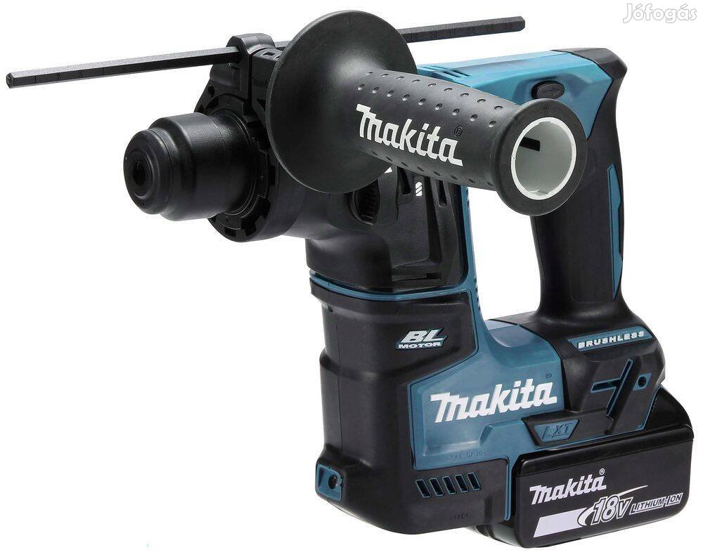 Új Makita DHR171Fjx1 SDS-Plus akkus fúrókalapács (18V/2x3.0Ah) + 65 db