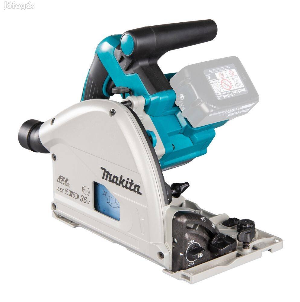 Új Makita DSP600Z Akkus merülő körfűrész 2x18V (akku és töltő nélkül)