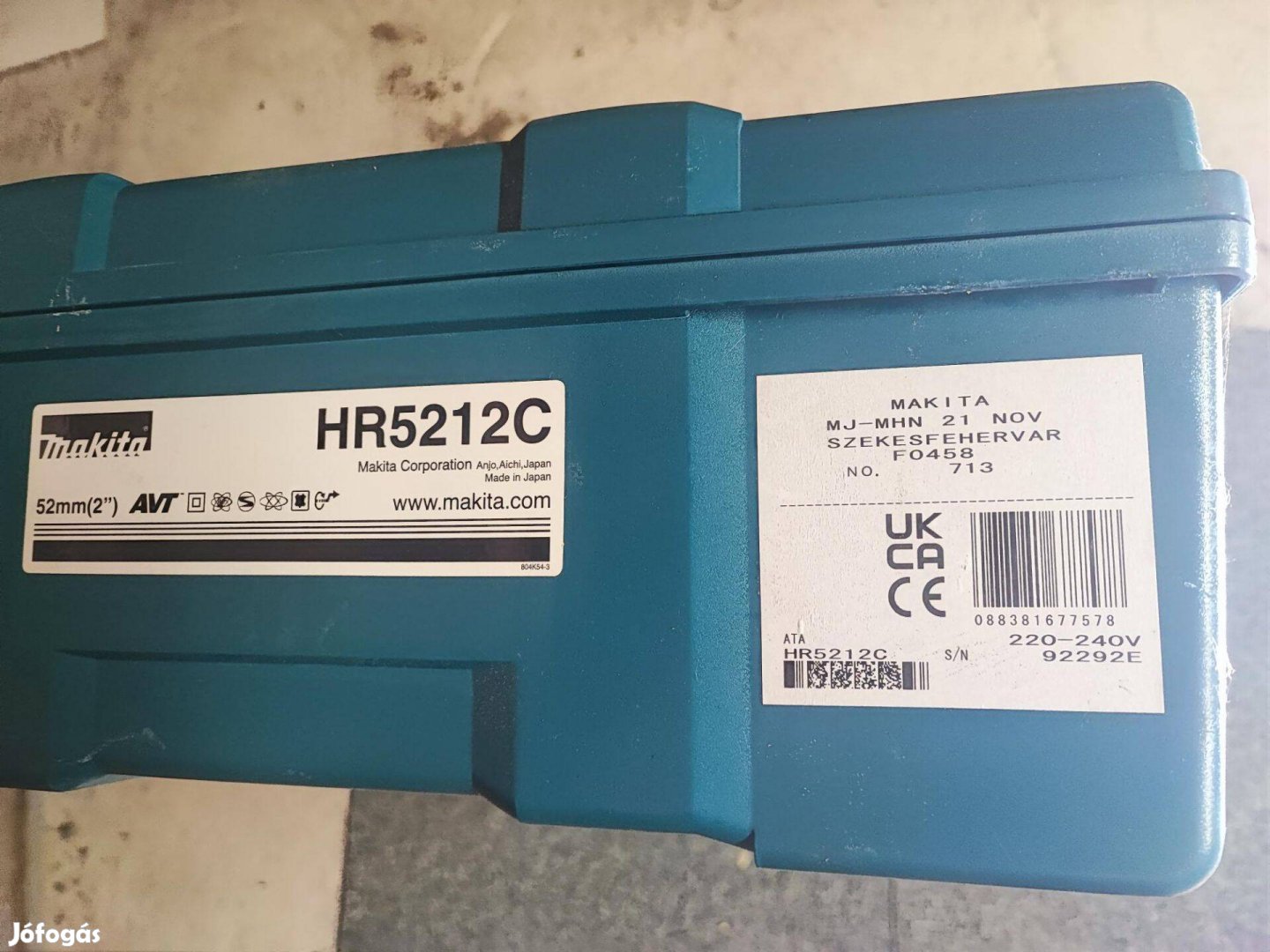 Új Makita HR5212C véső-fúrógép