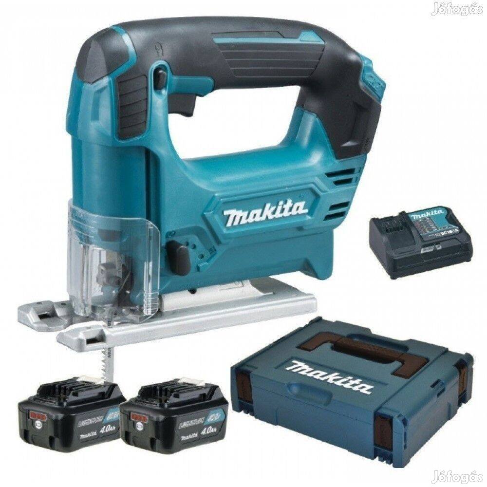 Új Makita JV101Dsmj Akkus szúrófűrész (10.8V/2x4.0Ah) Makpac kofferben