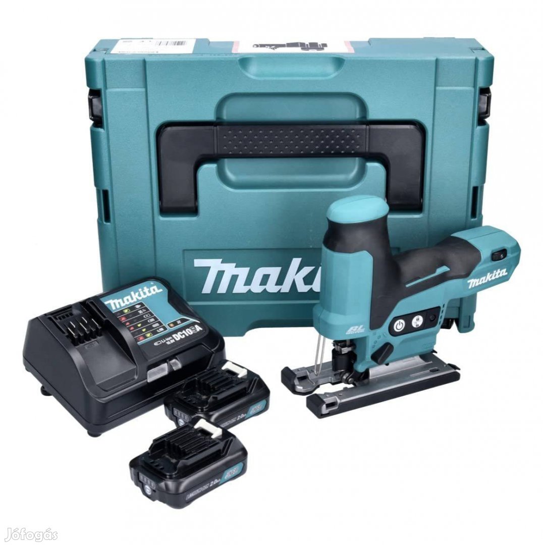 Új Makita JV102Dsaj Akkus szúrófűrész (10.8V/2x2.0Ah) Makpac kofferben