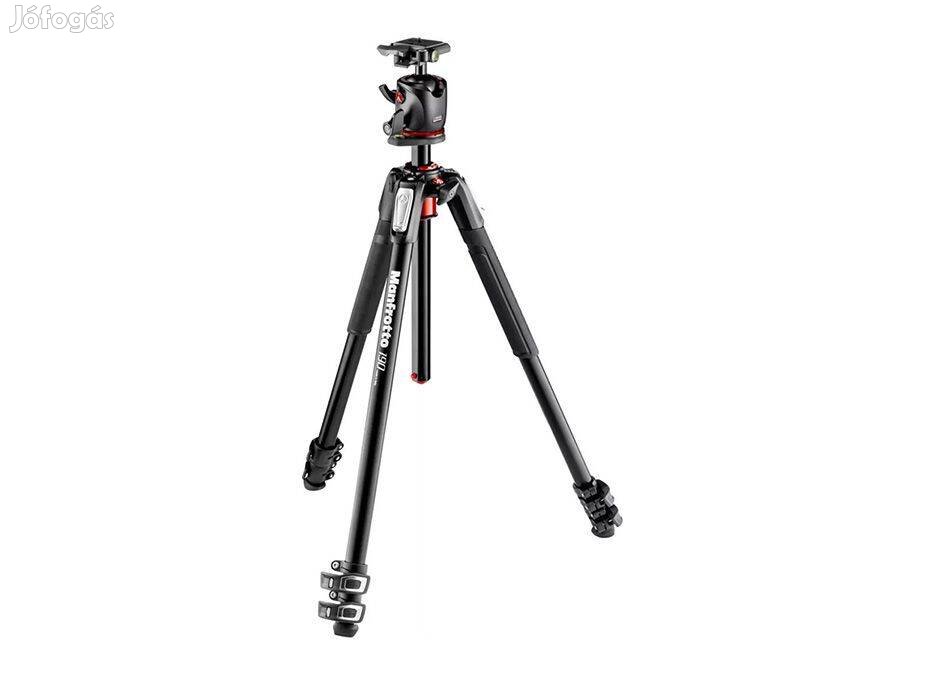 Új Manfrotto 190Xpro3-Bhq2 fotóállvány + gömbfej | 1 év garancia!