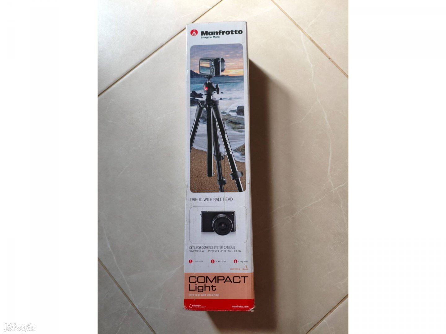 Új Manfrotto Compact Light kameraállvány