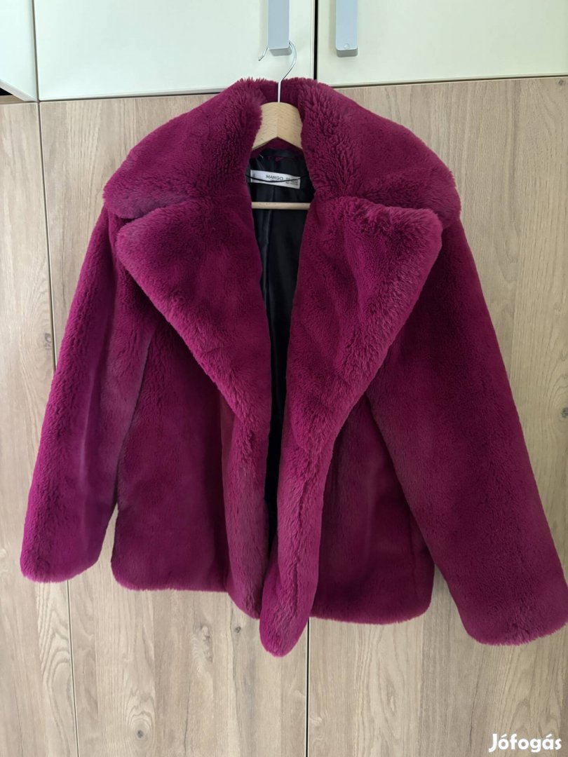 Új Mango műszőrme kabát M.