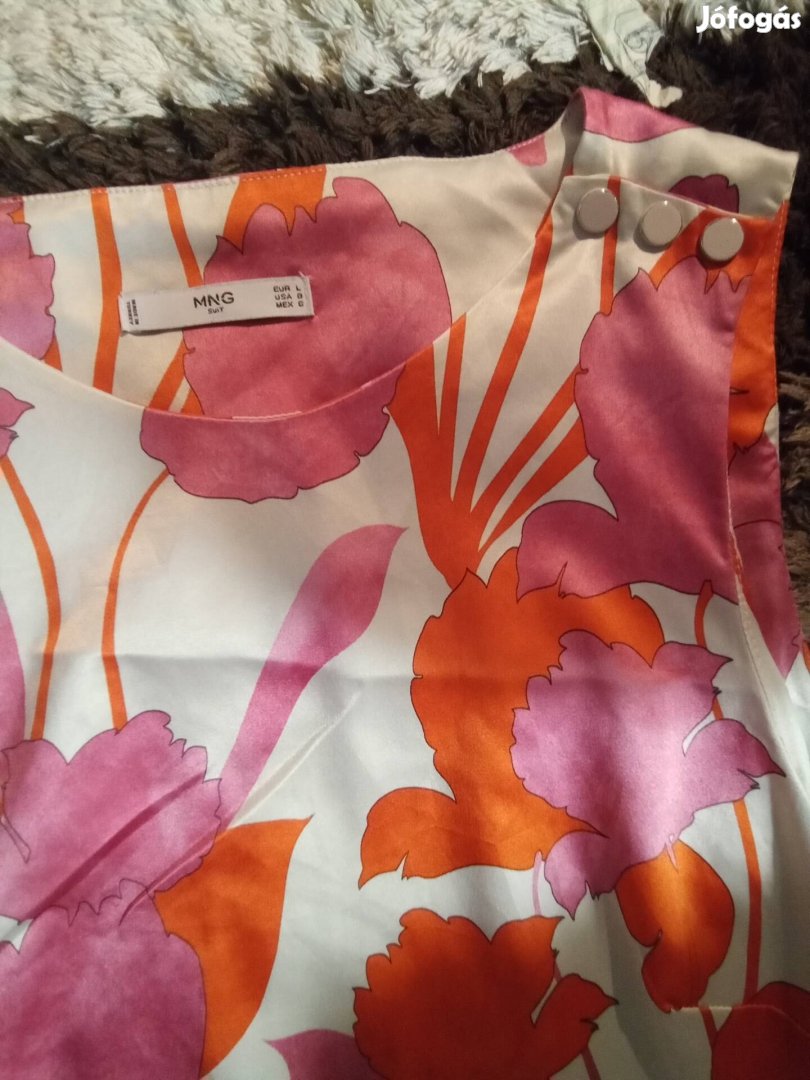 Új Mango selyem anyagú ruha olcsón eladó