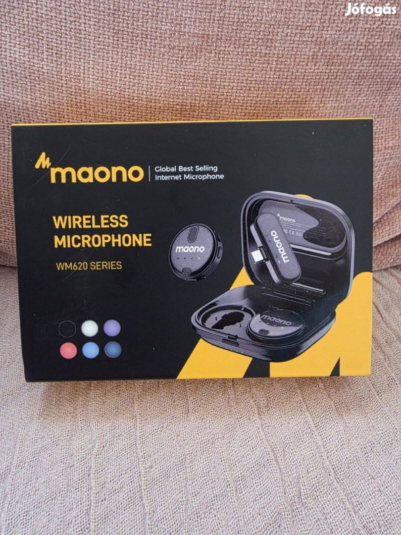 Új Maono WM620 vezeték nélküli mikrofon, bontatlan