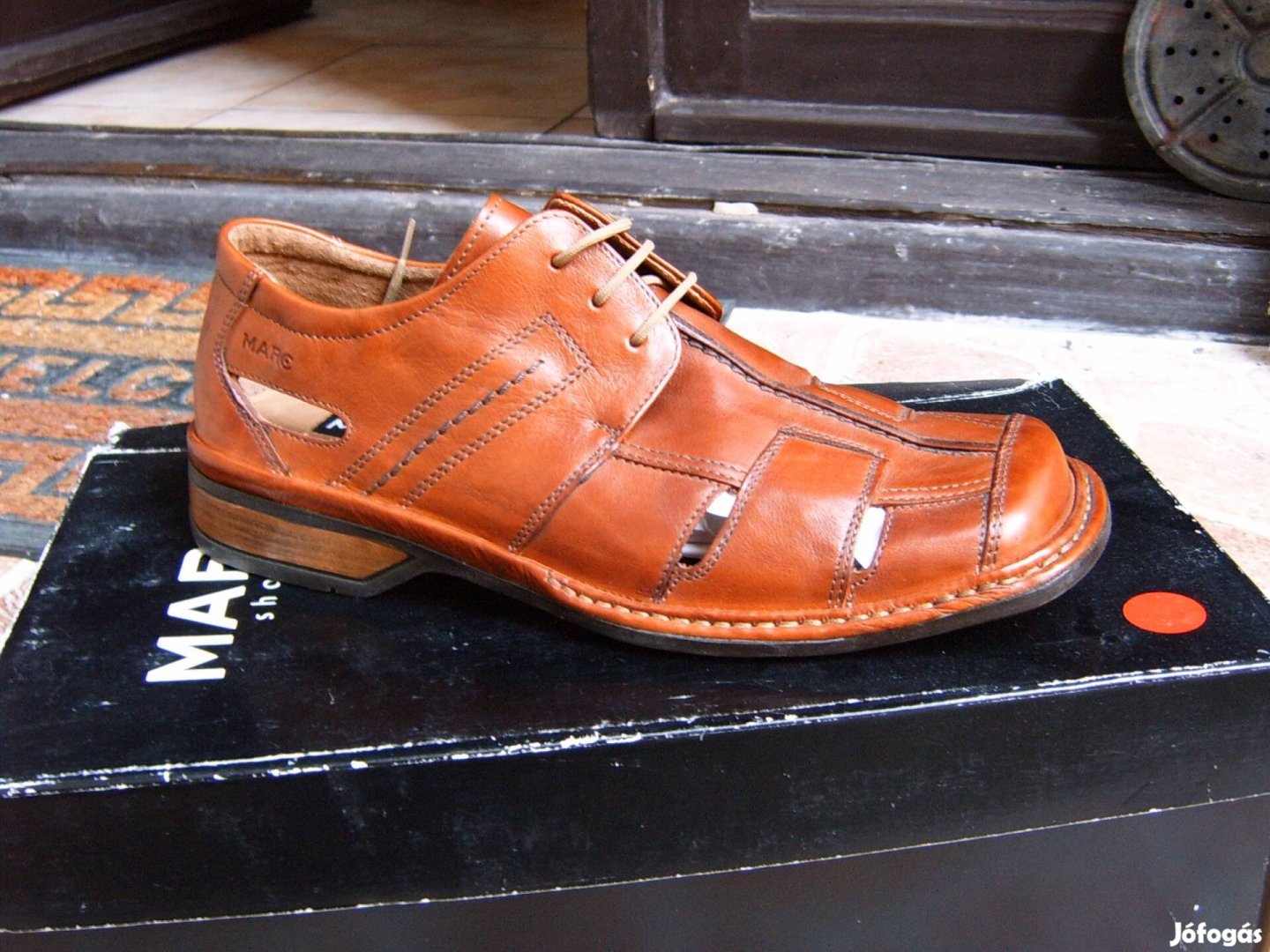 Új Marc valódi bőr cipő prémium