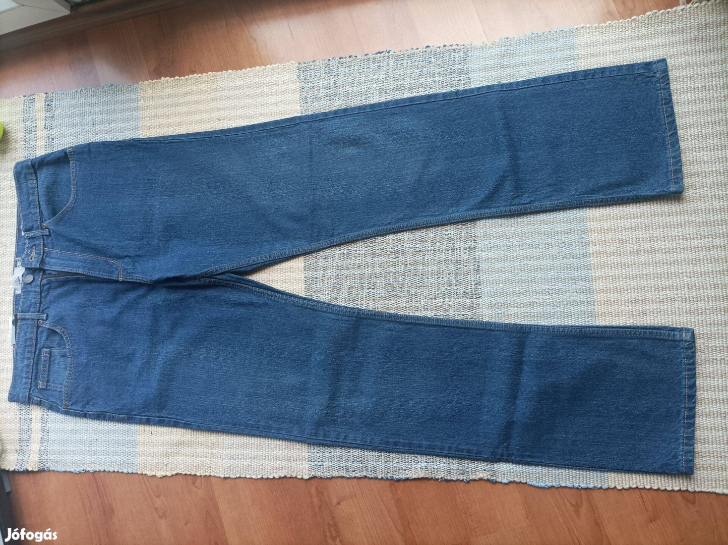 Új Marks Spencer kék, regular fit, rugalmas farmer, W32L33