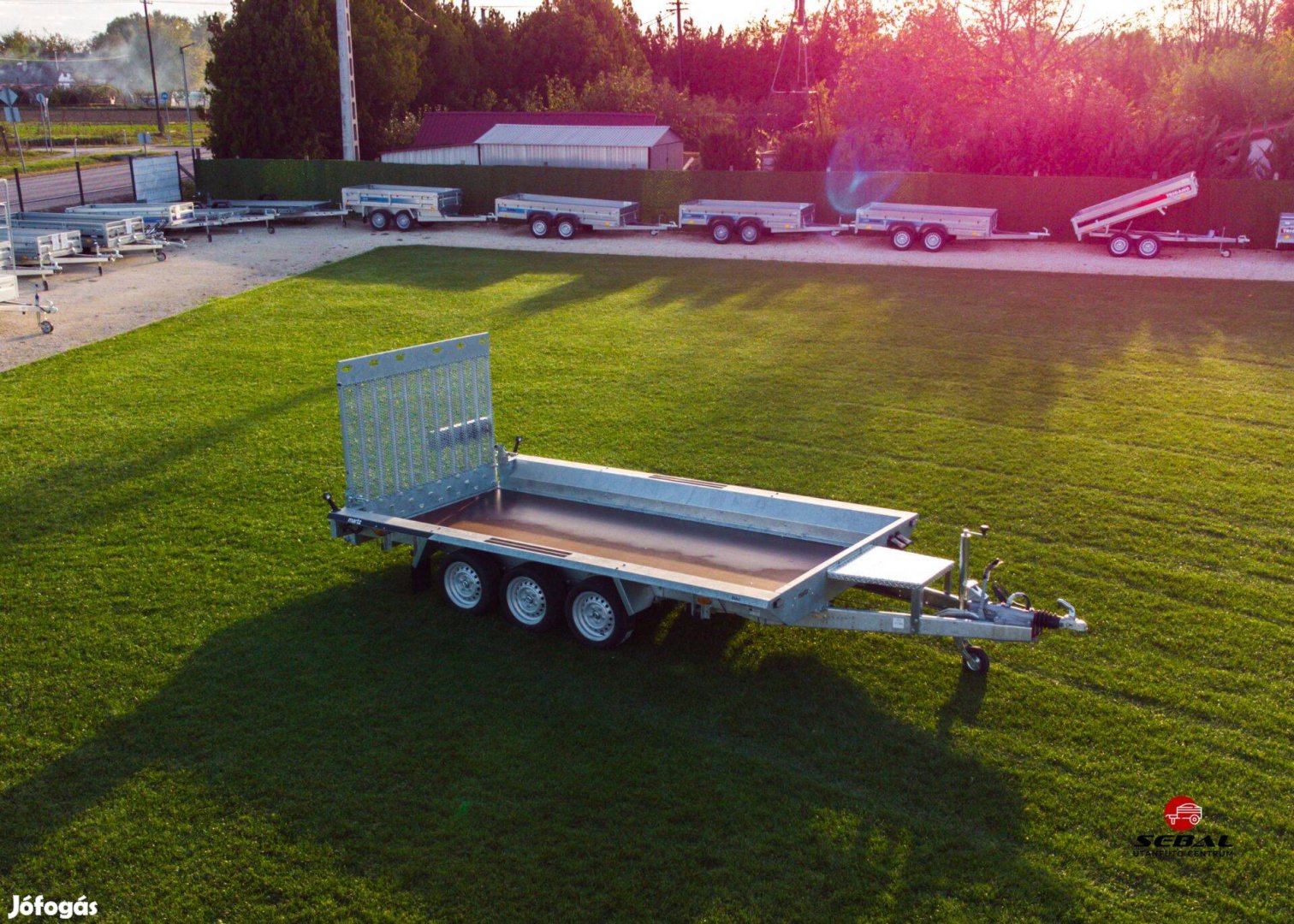 Új Martz Bau (3500 kg, 400 x 180 cm) kisgépszállító utánfutó eladó