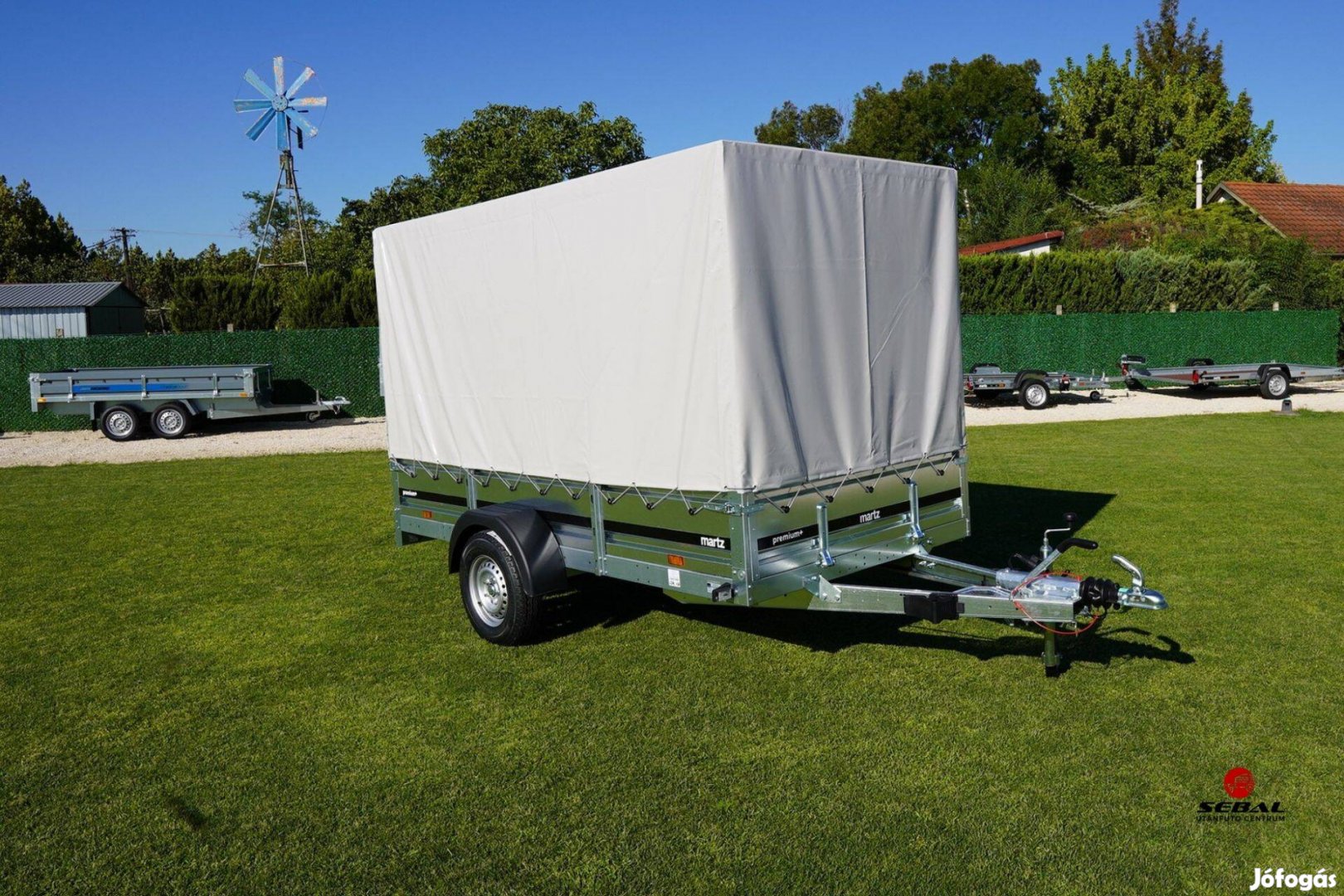 Új Martz premium (1300kg) ponyvás utánfutó akciósan csak 1.197.000 Ft