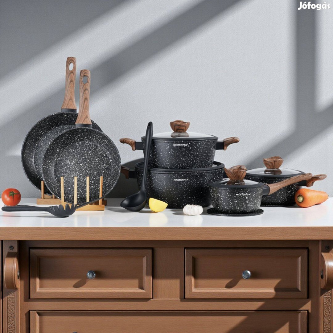 Új Masterpan Márvány bevonatos Edénykészlet Indukcióshoz 15