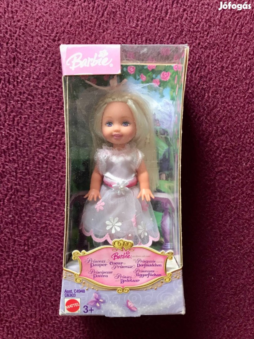 Új Mattel Barbie Princess Pauper