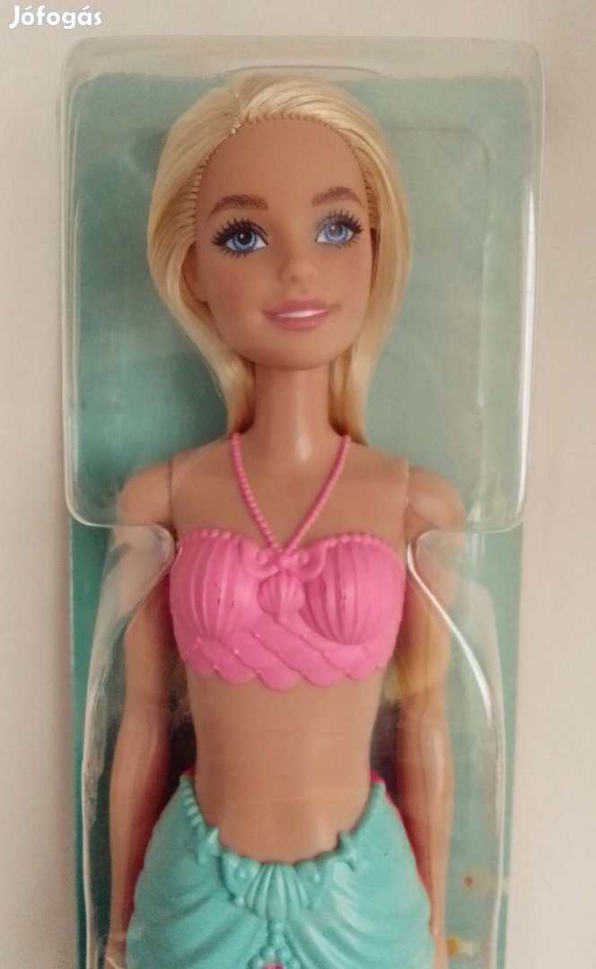 Új Mattel Sellő Barbie vízálló Hableány baba