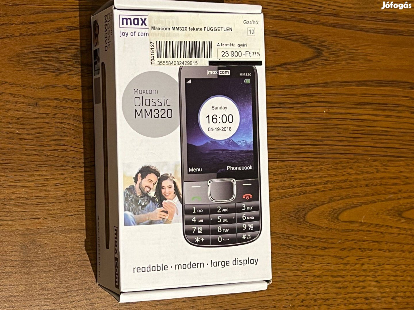 Új Maxcom MM320 mobiltelefon független