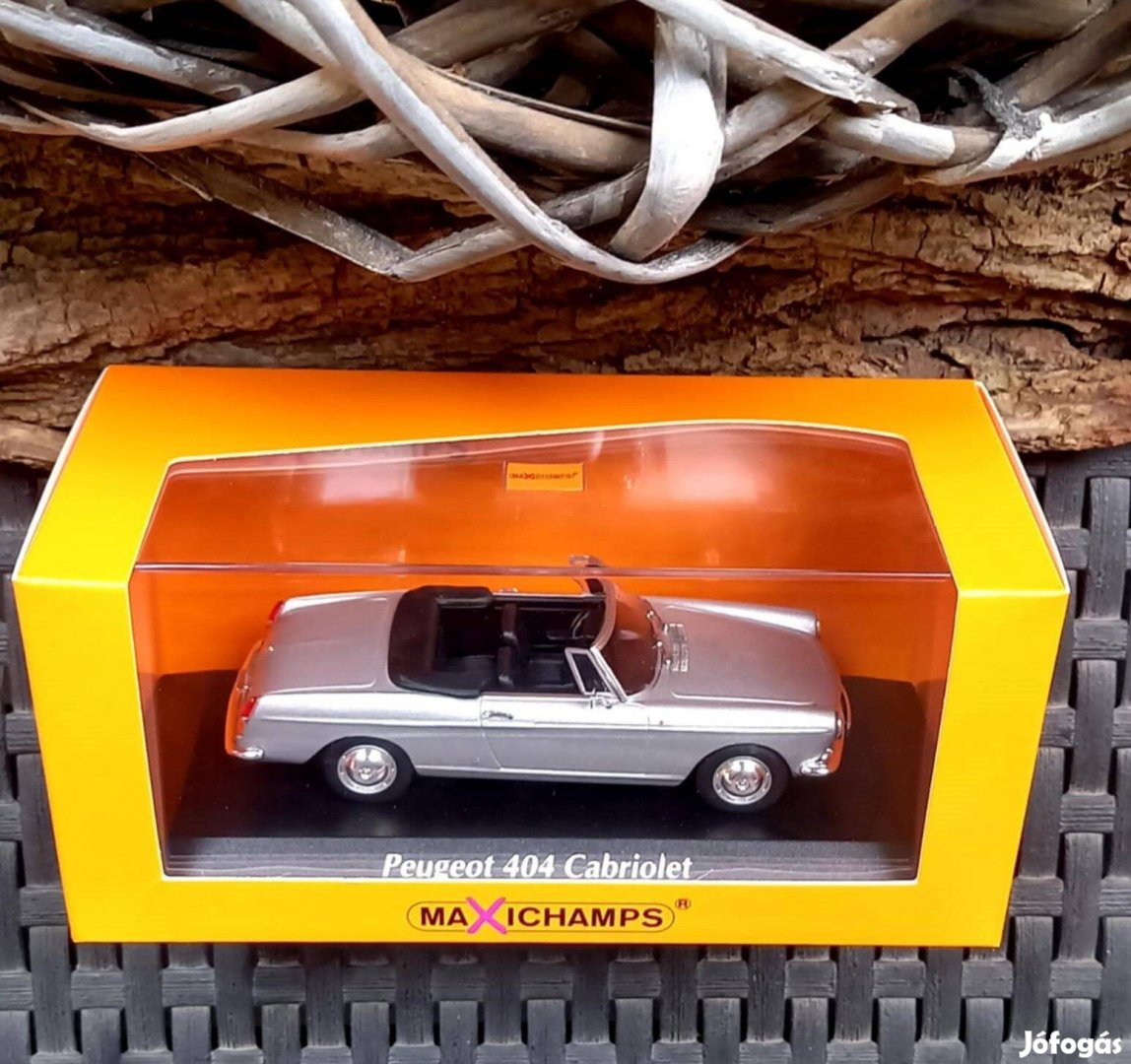 Új Maxichamps Peugeot 404 cabrio 1:43 modell Féláron