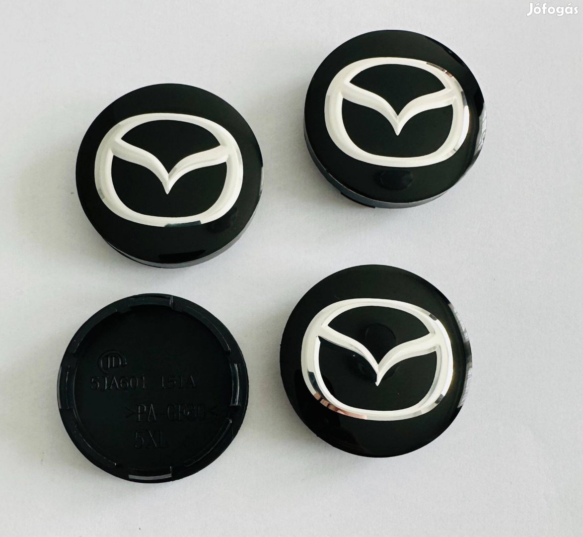 Új Mazda 56mm Felni kupak Alufelni Közép Porvédő Embléma Felnikupak