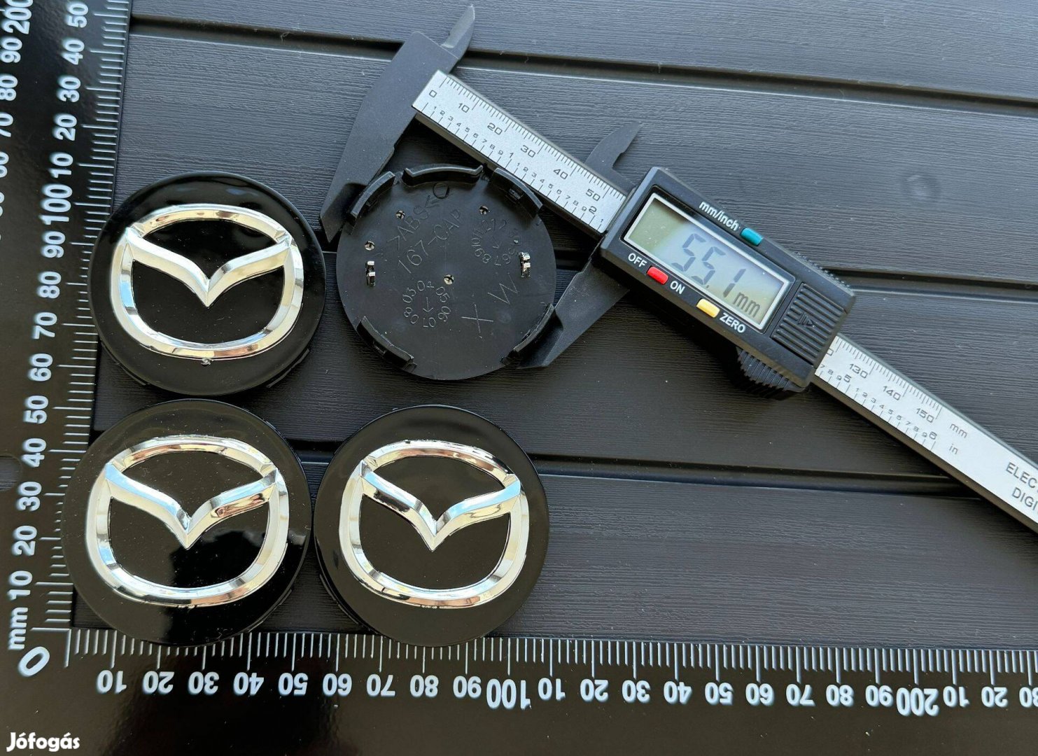 Új Mazda 56mm felni alufelni kupak közép felniközép felnikupak jel