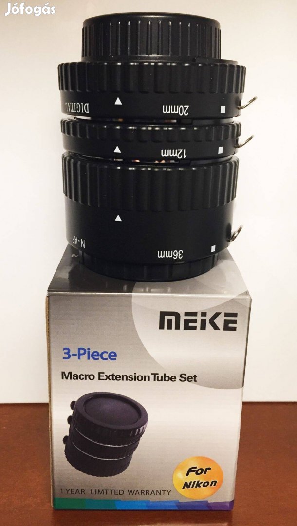 Új Meike 3-Piece Macro Extension Nikon géphez