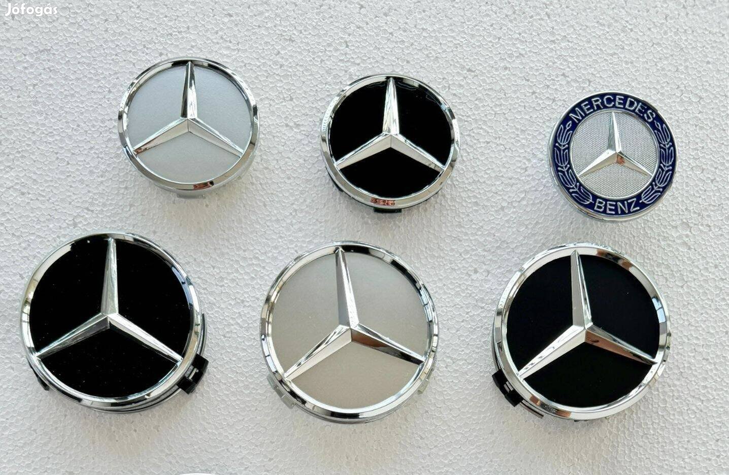 Új Mercedes 75mm 60mm Felni Alufelni Kupak Felnikupak Embléma Porvédő