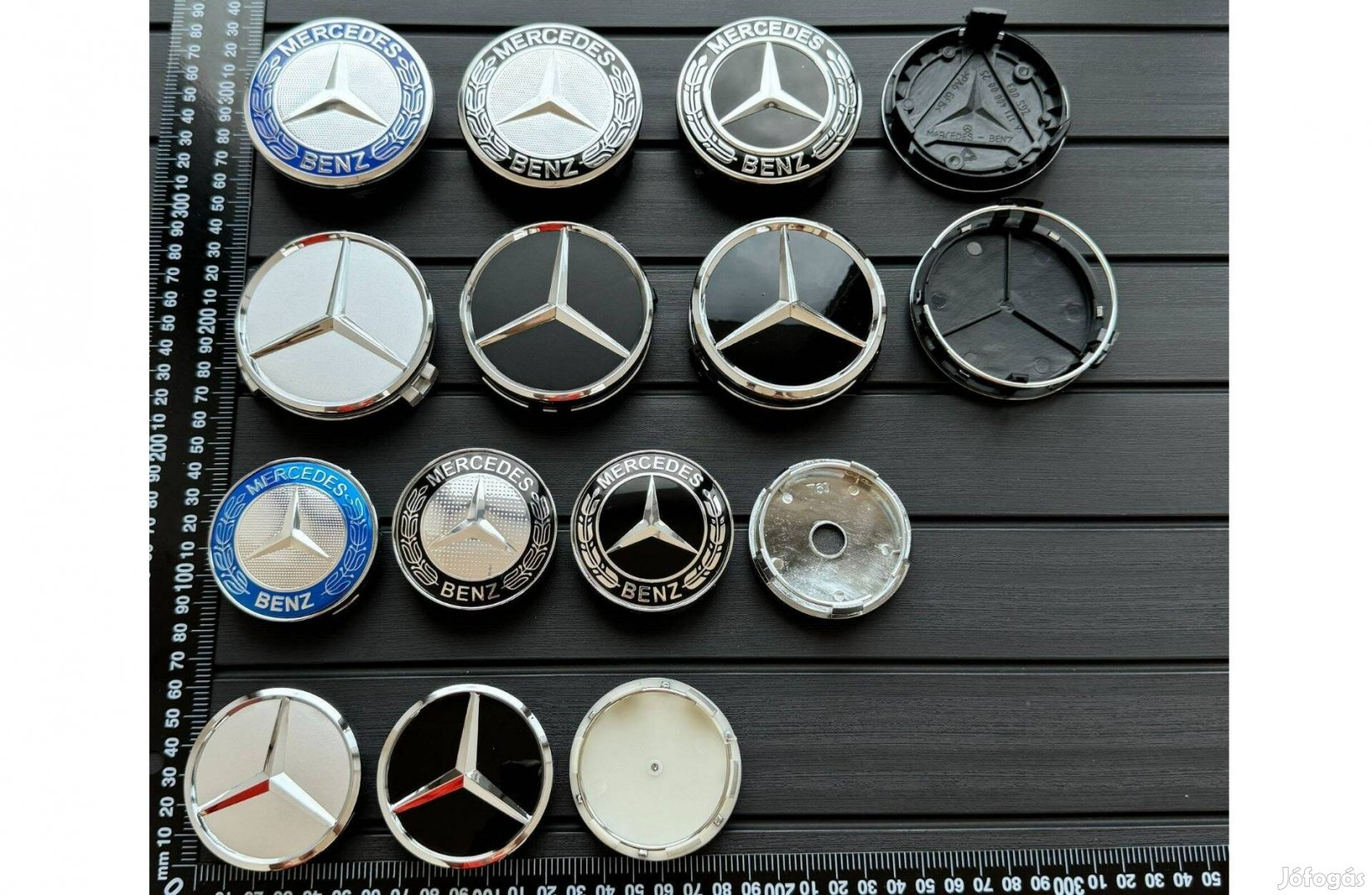 Új Mercedes 75mm 60mm Felni Alufelni Kupak Közép Felnikupak Sapka s