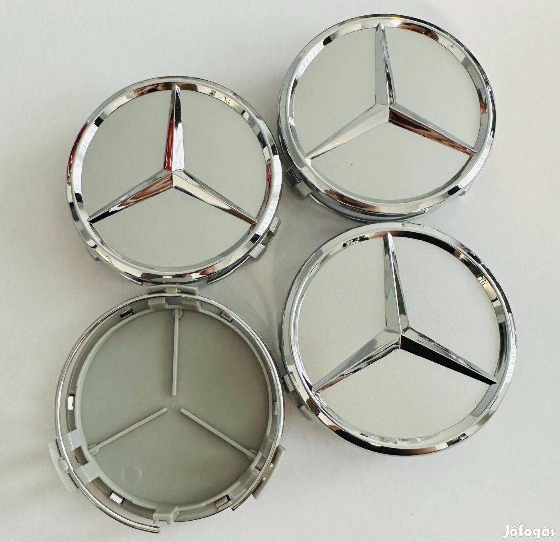 Új Mercedes 75mm Alufelni felni kupak közép felnikupak felniközép