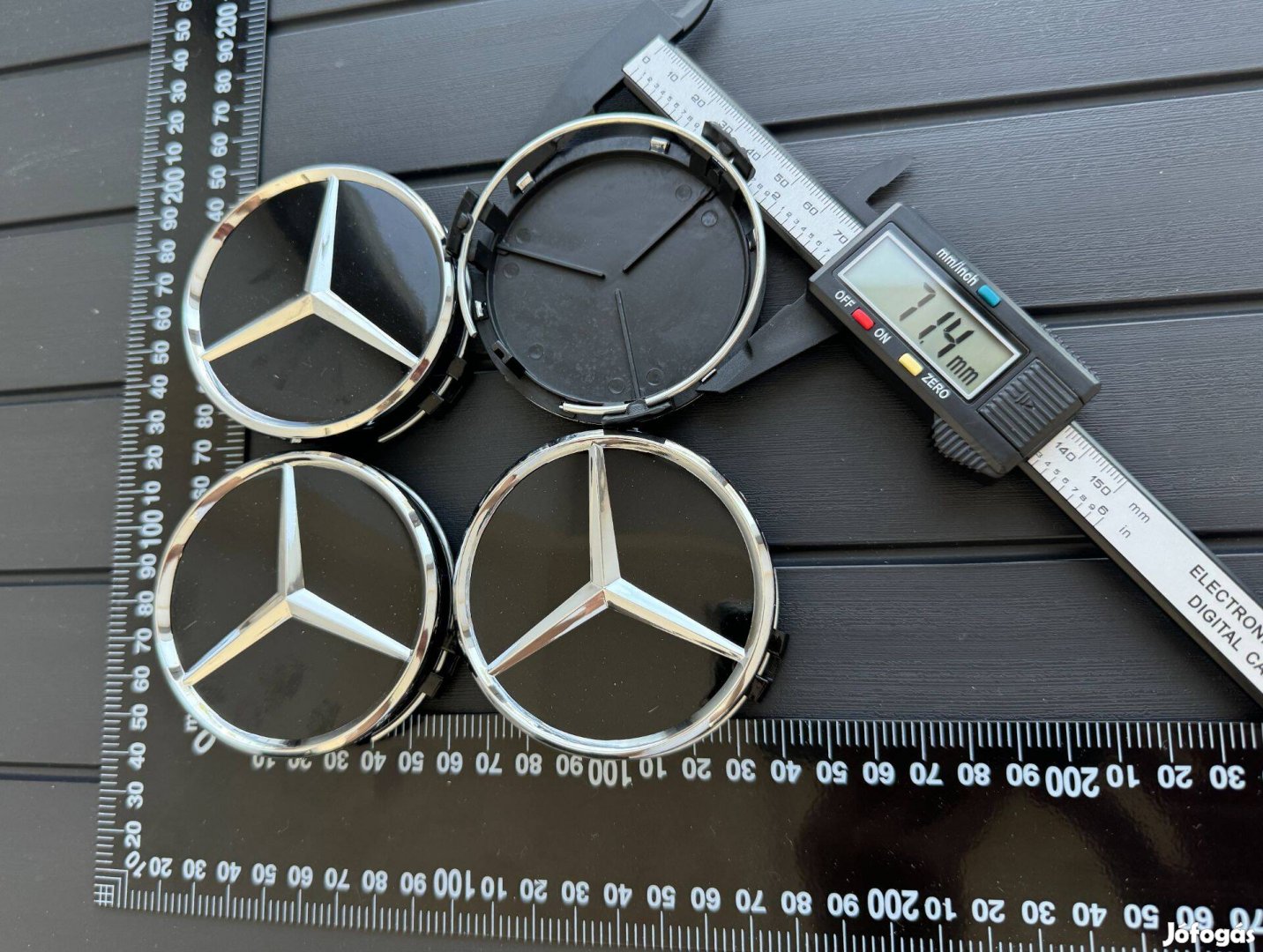 Új Mercedes 75mm Alufelni felni kupak közép felnikupak felniközép