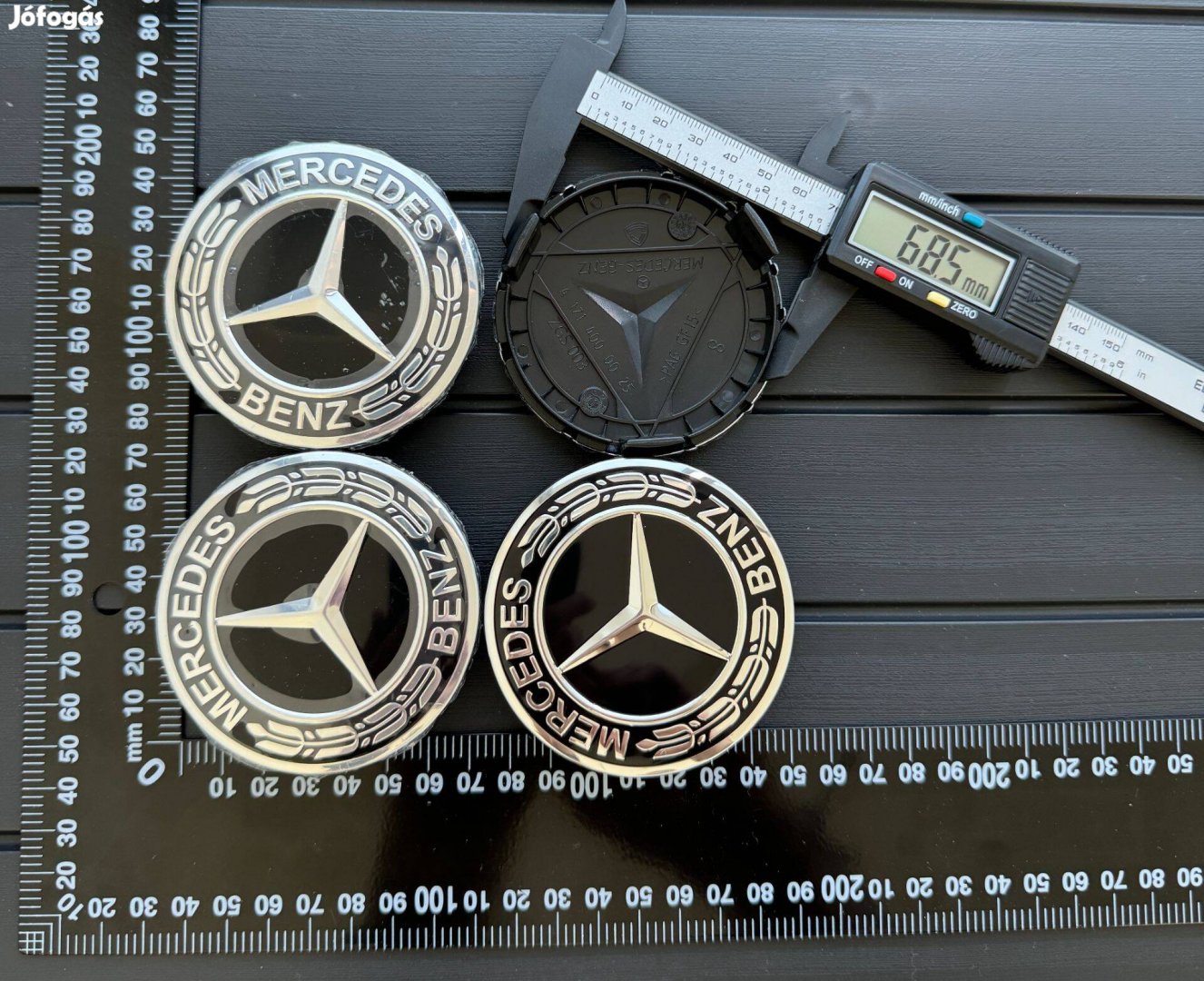 Új Mercedes 75mm Alufelni felni kupak közép felnikupak felniközép