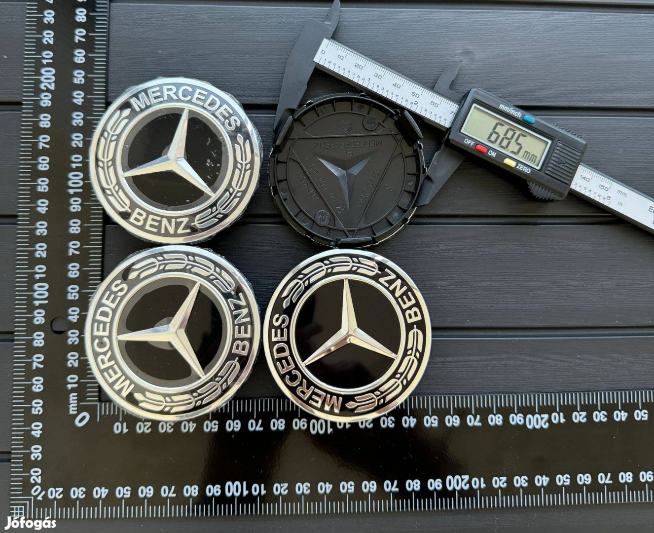 Új Mercedes 75mm Felni Alufelni Kupak Felniközép Felnikupak Embléma f