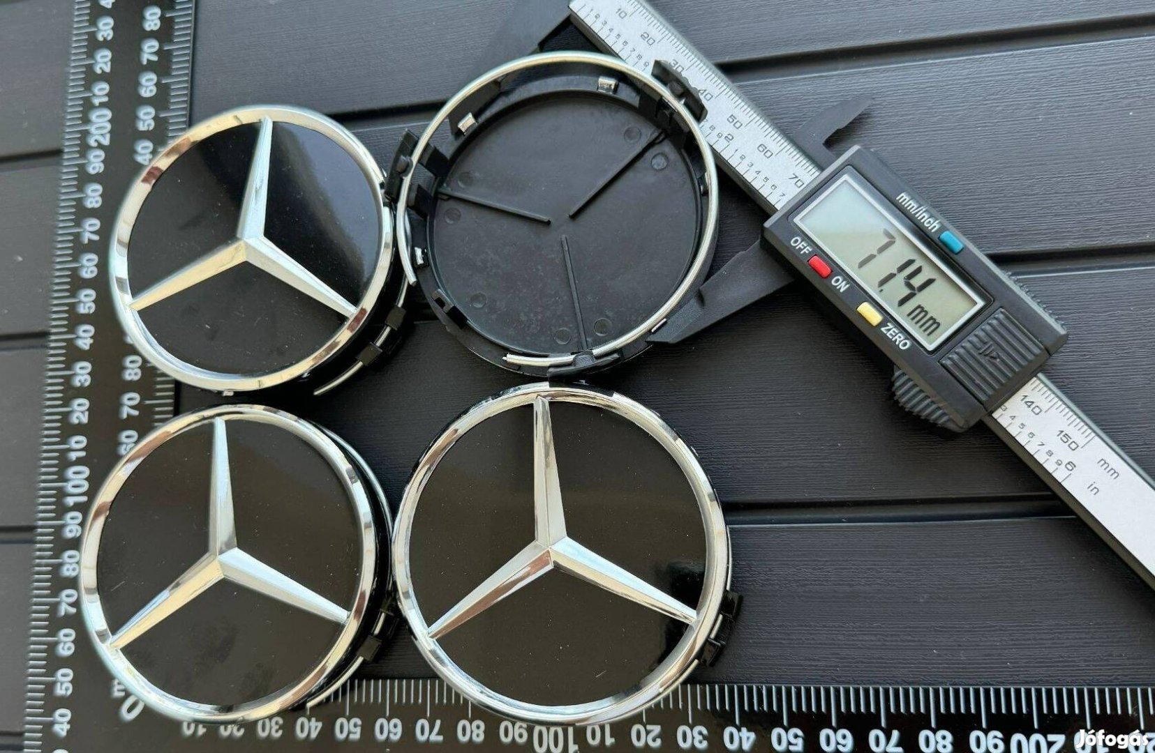 Új Mercedes 75mm Felni Alufelni Kupak Közép Felnikupak B66470202