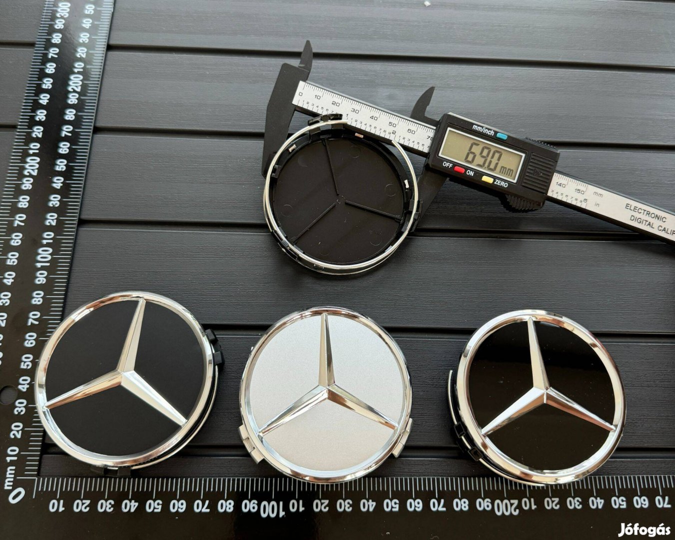 Új Mercedes 75mm Felni Alufelni Kupak Közép Felnikupak Sapka B66470202