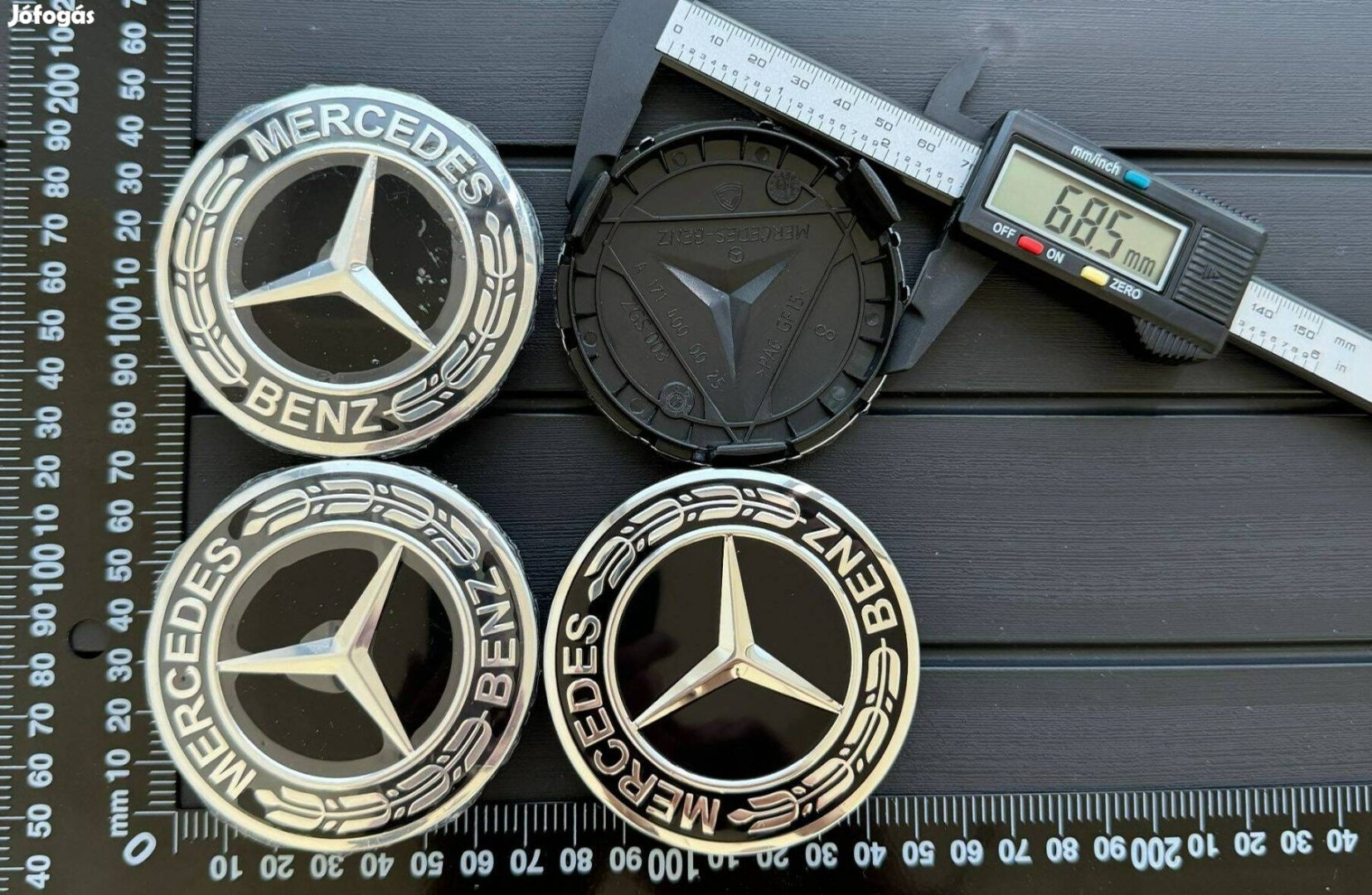 Új Mercedes 75mm Felni Alufelni Kupak Sapka Felnikupak Jel A1714000025