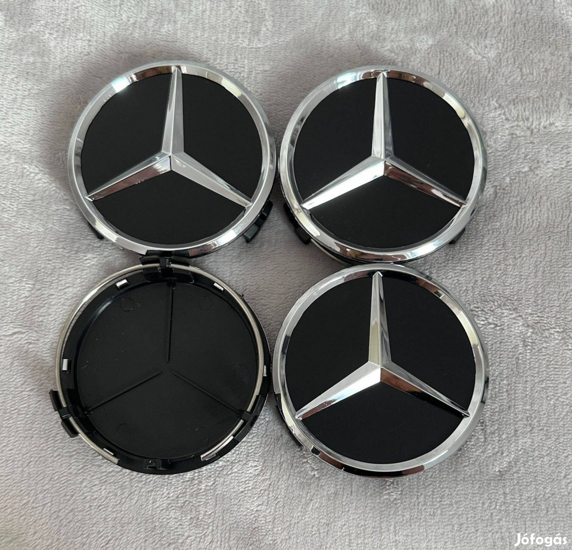 Új Mercedes 75mm felni alufelni felniközép felnikupak embléma kupak