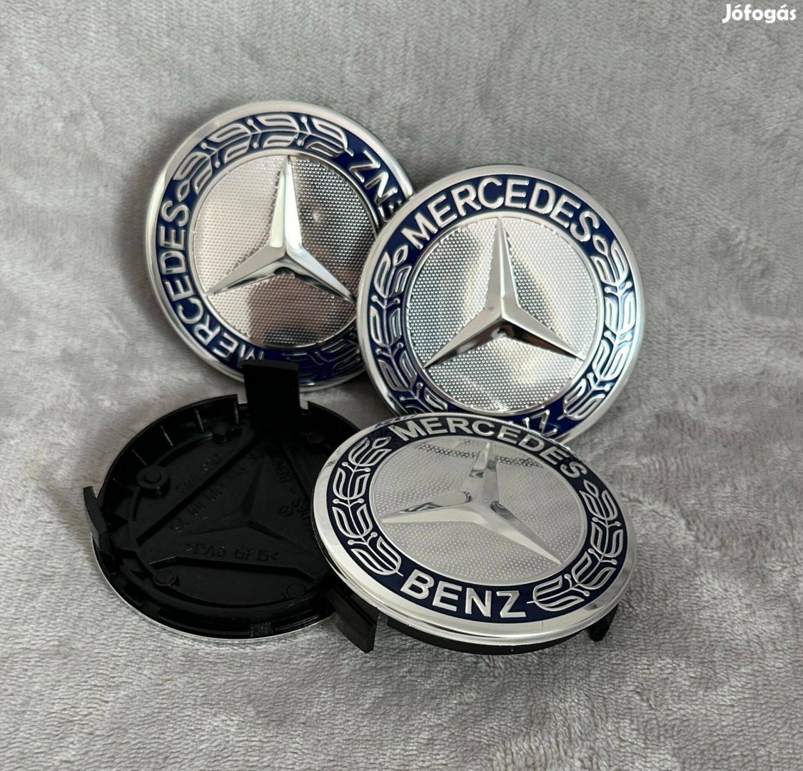 Új Mercedes 75mm felni alufelni felniközép felnikupak embléma kupak je