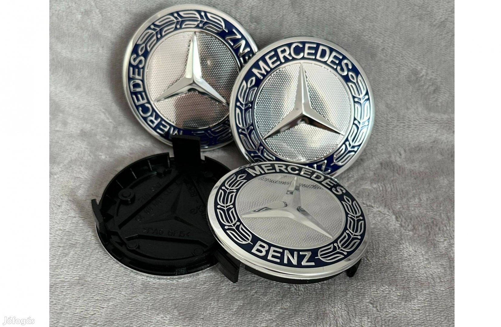 Új Mercedes 75mm felni alufelni kupak közép felnikupak embléma takaró