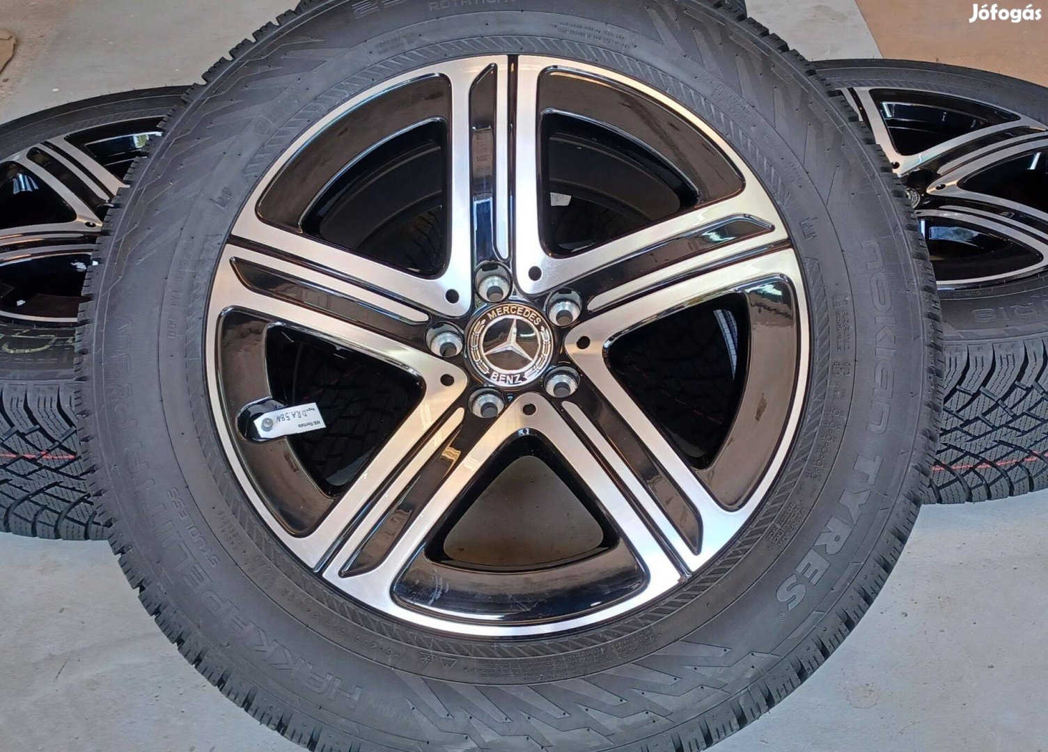Új Mercedes W254 GLC 5x112 8-9x18 235/60-255/55 R18 téli gumikkal 4db