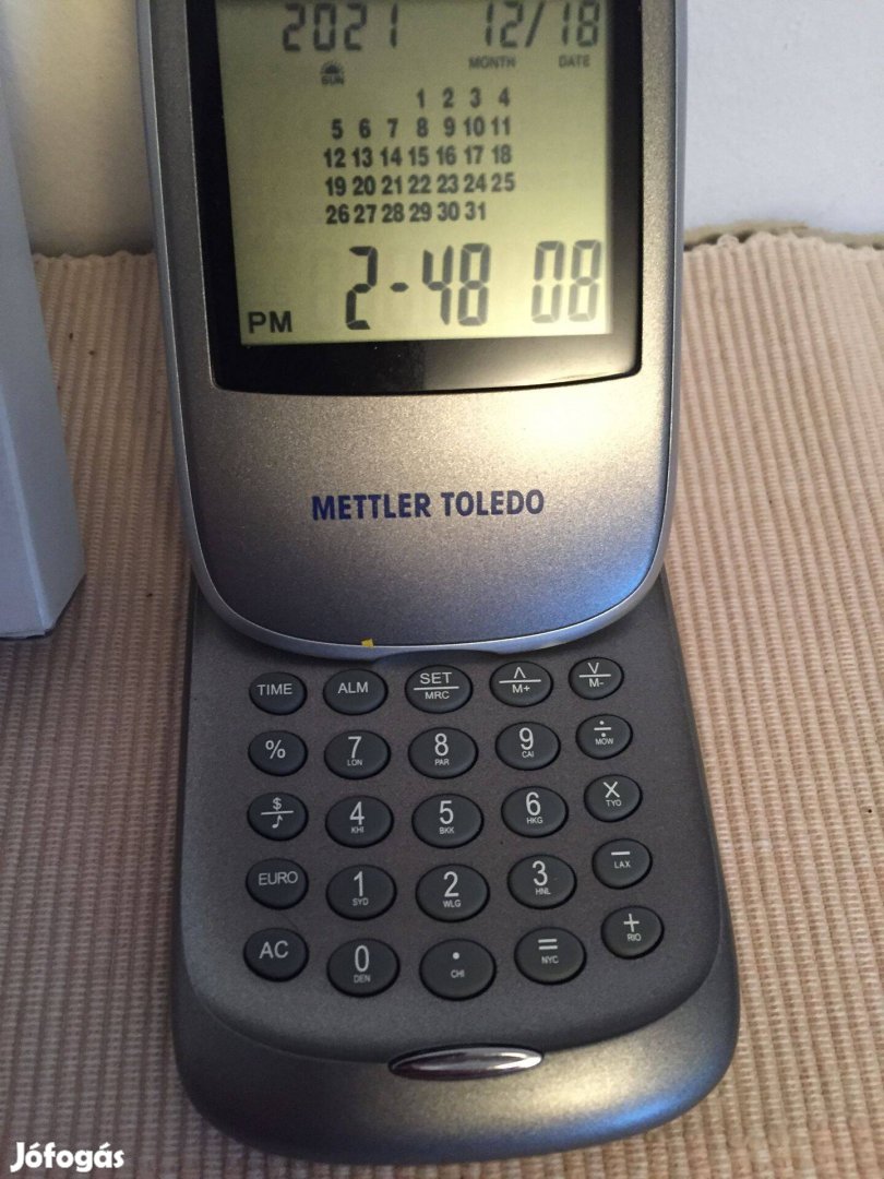 Új Mettler Toledo számológépes digitális asztali óra