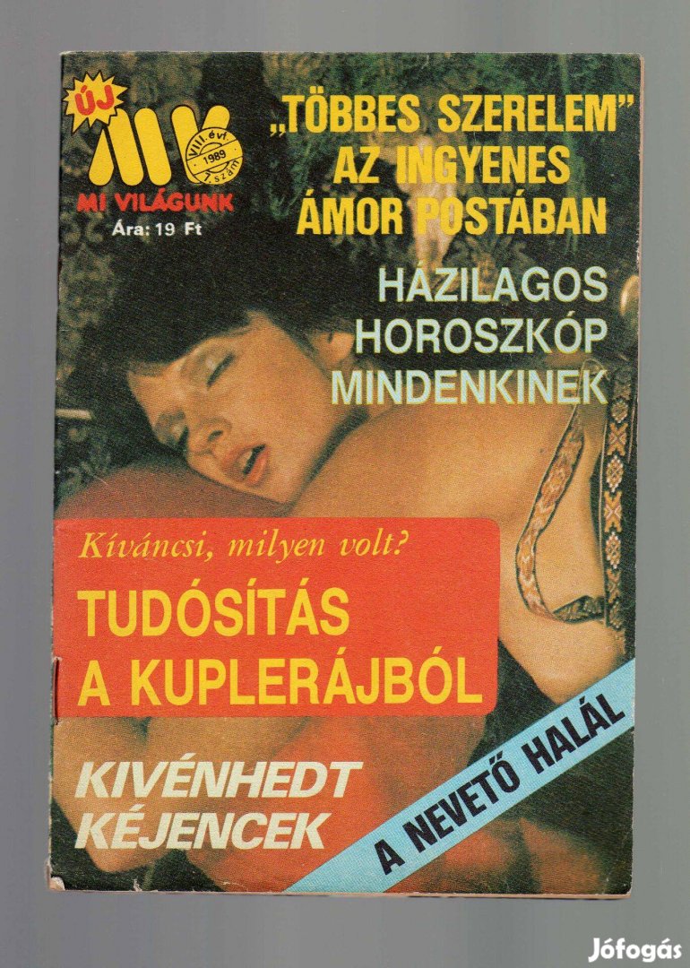 Új Mi Világunk Magazin 1989/7 - szép állapotban képregénnyel