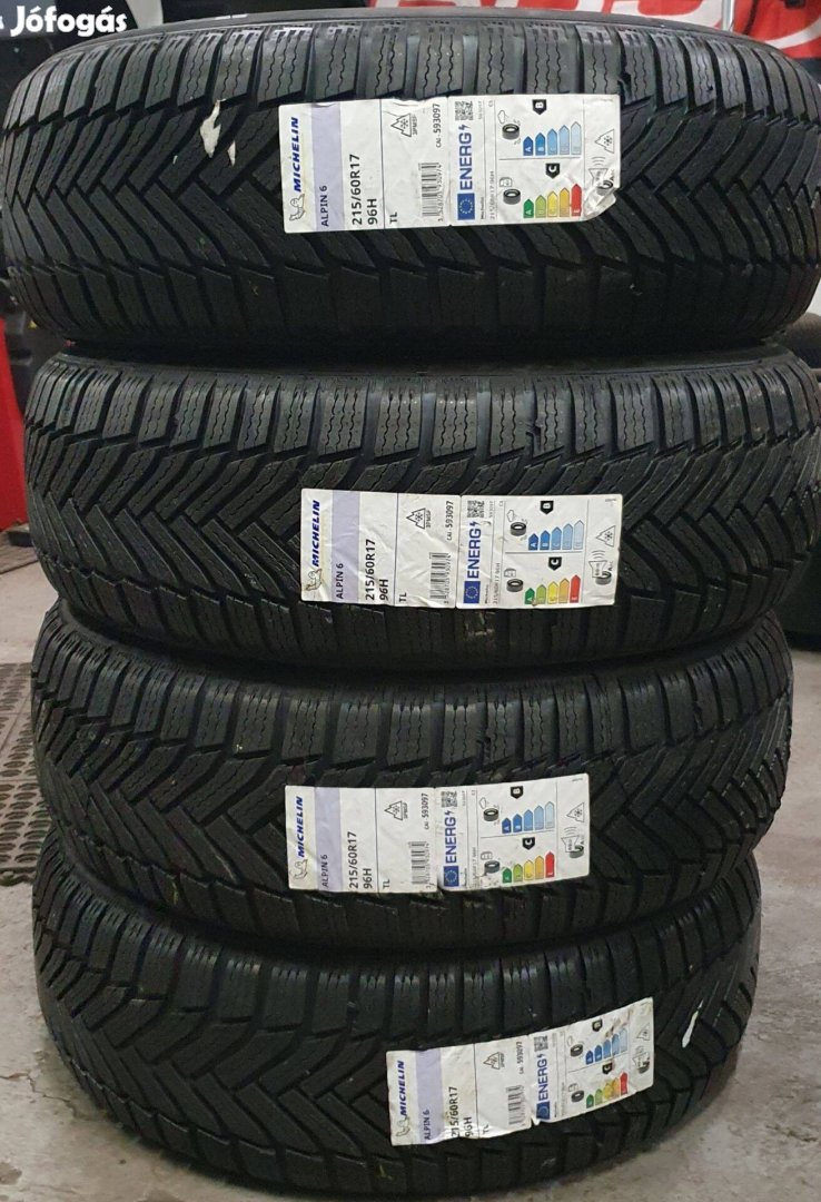 Új Michelin Alpin 215/60 R17 téli gumi 4db 2023