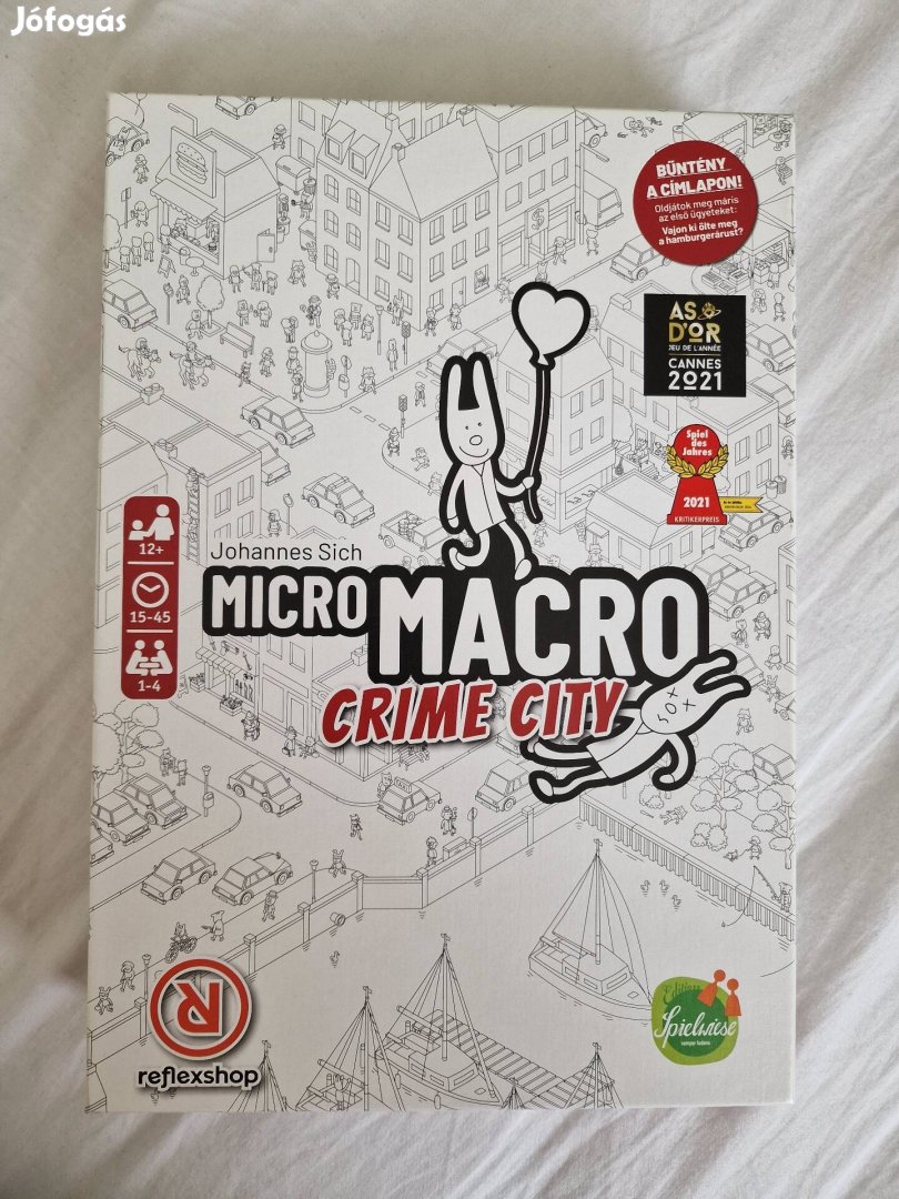 Új Micromacro Crime city társasjáték 