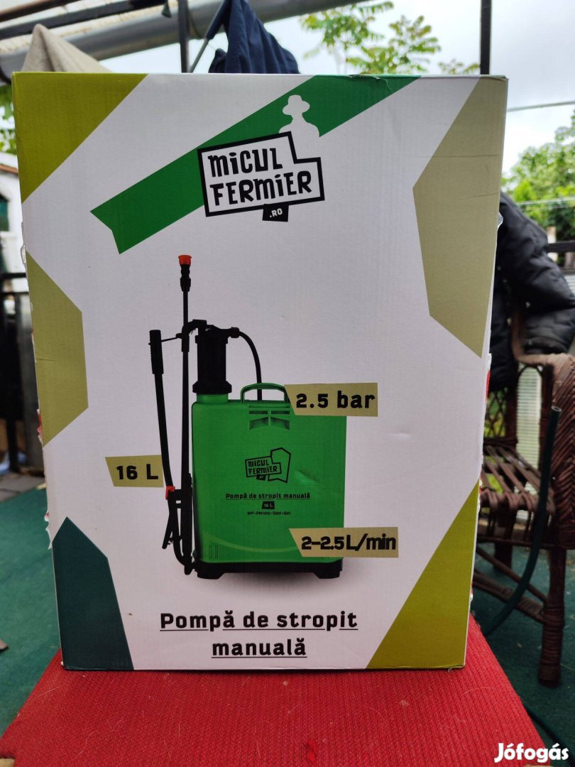 Új Micul Fermier 16 literes kézi háti permetező