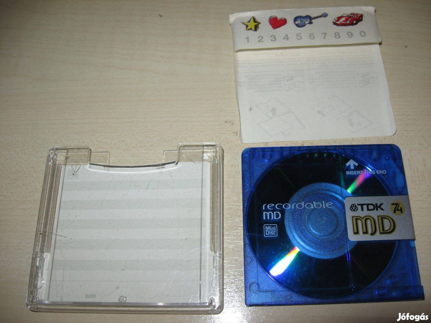 Új Minidisc Kazetta TDK Mini Disc Minidisk MD