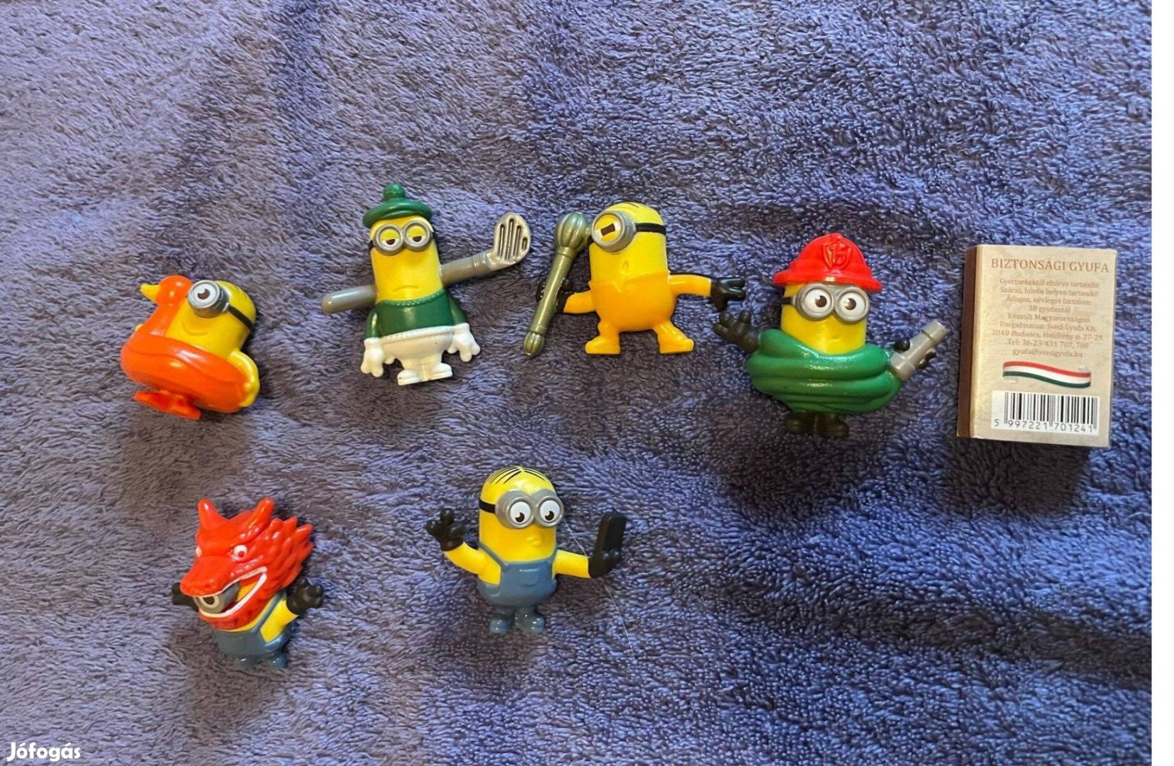 Új Minyonok figurák (Minion) ,Gru c. filmből , mind új