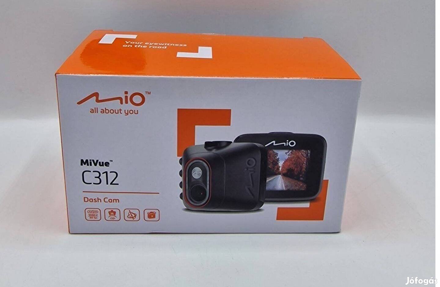 Új Mio Night Vision C312 dashcam autós menetrögzítő kamera Full HD 2K
