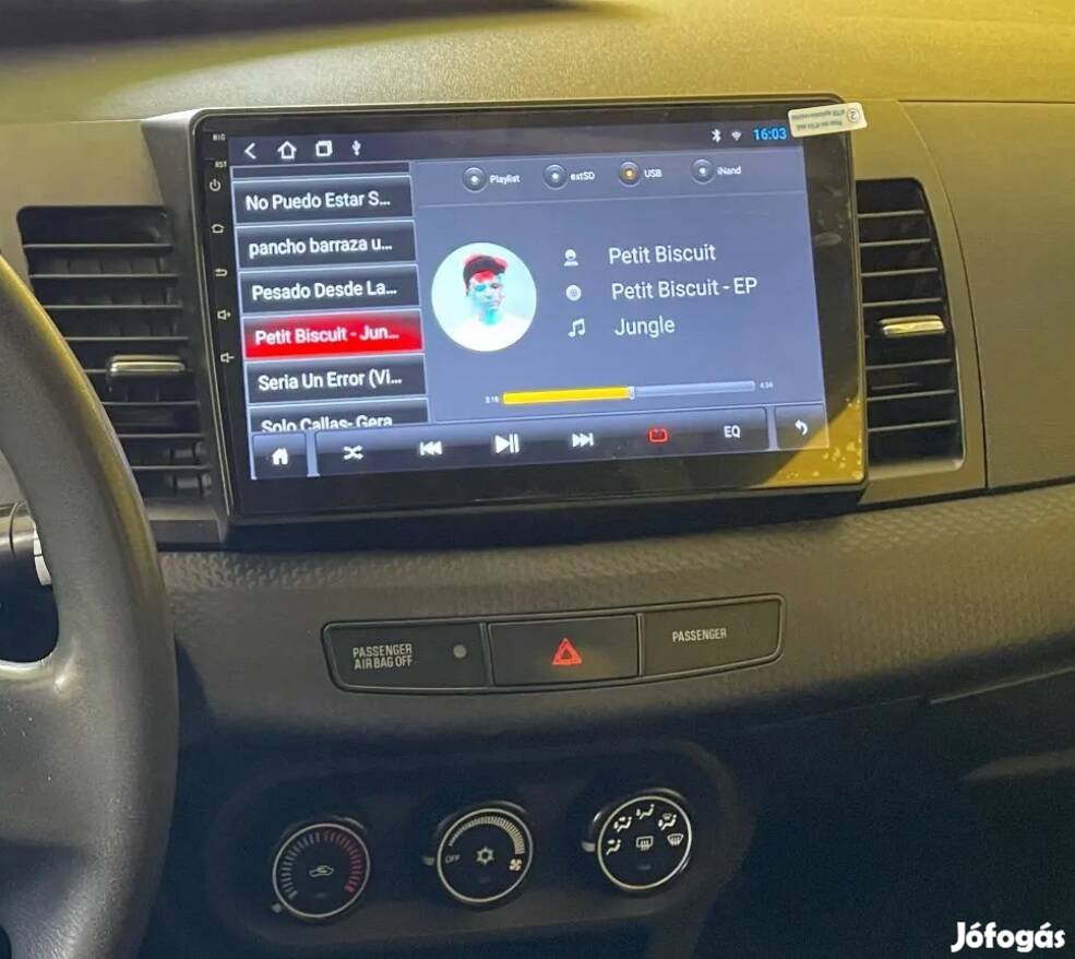 Új Mitsubishi Lancer android Autó multimédia fejegység GPS Carplay