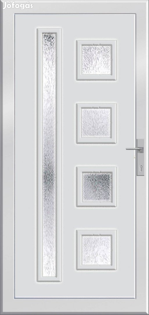 Új Műanyag bejárati ajtó 98 x 208 cm Max 3 rétegű