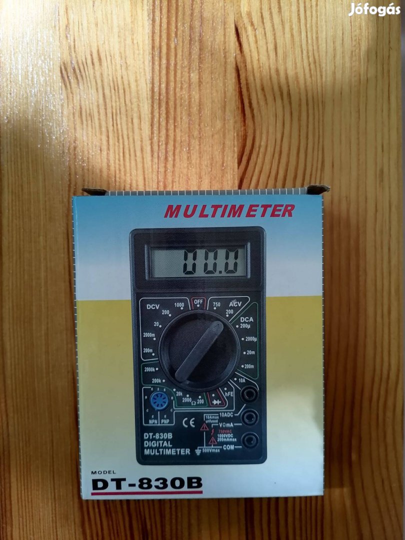 Új!Multiméter digitális mérőmüszer